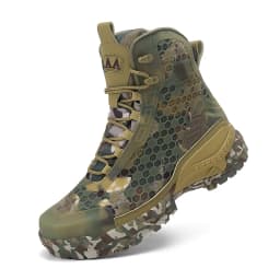 High-Top Leather Men's Boots Breathable Desert Combat Boots Outdoor Non-slip Hiking Boots Men Motorcycle Boots Work Ankle Boots