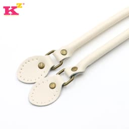 2PCS Bag Strap Genuine Leather DIY Handmade Handles for Crossbody Replacement Shoulder Handbag Wallet Handle 40cm