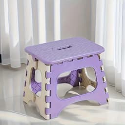 Outdoor Folding Stool, Mini Low Stool, Household Folding Children's Small Stool, Thick and Portable Stool