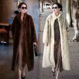2026 Winter Autumn Winter Eco friendly New Coat Imitation Fur Thickened Warm Loose Long Coat Large Women's Clothing