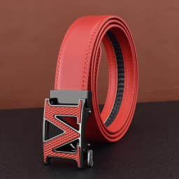 High Quality M Letter White Men Designer Shapes Luxury Brand Automatic Belt Buckle Cow Cow Cow Wait Blood Die