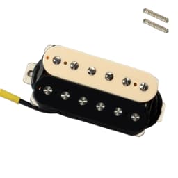 Phrilam Pro HH High Output Alnico5 6 Non &6 Adjustable Humbucker Neck/50mm7.6K Bridge/52mm Pickups8.8/16.5K for Electric Guitar