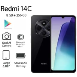 2026 New REDMI 14C Smartphone: Features a 5160mAh High-Capacity Battery, a 120Hz Display, and a 50MP + 13MP Dual-Camera Setup