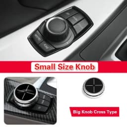 Multimedia Buttons Cover IDrive Stickers Universal Fit Vinyl Decals for Vehicle Interior Accessor