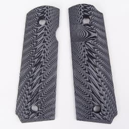 1Pair Tactics Full Size G10 Material Radial Textured 1911 Grips Patches DIY Making Replace Accessories Scales Decor Slabs
