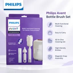 Philips AVENT Bottle Brush Set Multifunctional Baby Bottle Nipple Cleaning Brush Kit For Newborn Infant Feeding Accessories