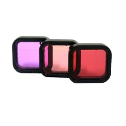 Hero 5/6/7 Waterproof Housing Case Diving Filter Red Pink Purple Filter For GoPro Hero 7 6 5 Black Action Camera Accessories