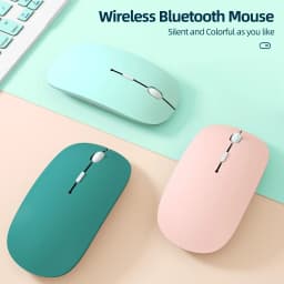 Bluetooth-compatible Mouse Wireless Mouse Silent Computer Mice Portable Working Gaming Mouse for Laptop iPad Air Pro Tablet PC