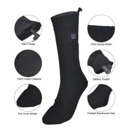 Winter Electric Heated Socks Men's Women's Thermal Heating Thermosocks Foot Warmer Socks Trekking Ski Cycling Outdoor Warm Socks