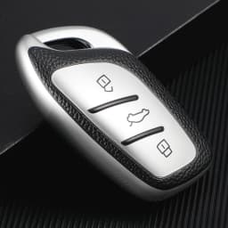 TPU Leather Car Smart Key Cover Case Holder Bag Keychain for Roewe RX5 I5 I6 RX3 RX8 ERX5 for MG ZS EV MG6 EZS Protector