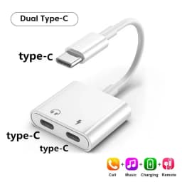 Type C To 3.5mm Headphone Jack OTG Adapter For iPhone 15 Pro Fast Charger For Samsung Xiaomi One Plus USB C Connector Aux Cable