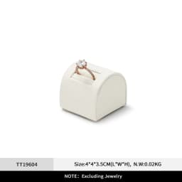 Oirlv Beige Jewelry Display Stand for Ring Earring Necklace Stand Store Window Counter Showcasing Rack for Jewelry Display Props