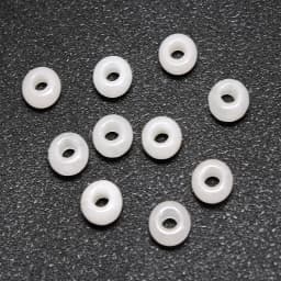 10Pcs Natural Crystal Agate Stone Big Hole Beads Abacus Spacer Beads Crafts Supplies for Jewelry Making DIY Bracelet Accessories