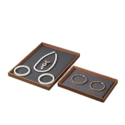 Jewelry Look Empty Tray Black Walnut Wooden Display Tray Jewelry Storage Bracelet Ornament Necklace