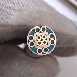 1piece New 8mm Mosaic Pin for Knife Handle Decorative Rivets Colored Resin Filling Mosaics Rivets Nail Steel Tube Length 60mm