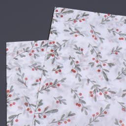 10Sheets Christmas Holly Berry Pattern Gift Wrapping Tissue Paper For Christmas Gift Flower Bouquet Jewelry Packaging Decoration