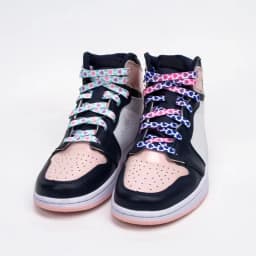 1 Pair Flat Plum Printed Shoelaces, Color‑Matching Pattern Shoestrings, Unisex Sports Casual Replacement Shoe Laces for Sneakers