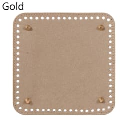 Square Bottom for DIY Knitted Bag PU Leather Bag Accessories Handmade Bottom DIY Crochet Bag Bottom Handbag Parts
