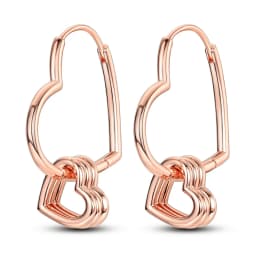 925 Sterling Silver Gold Color Circular Hoop Earrings Golden Earring Fit Original Charms Diy Fine Jewelry For Fashion Women