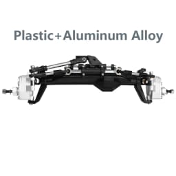 H10 Portal or Straight Axle Plastic +Brass or Aluminum Alloy Front Rear Complete Axles for Vanquish 1/10 RC Crawler Car Upgrade