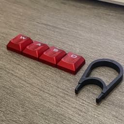 Texture Tactility Backlit WASD Keycaps+Arrow Keys,Replacement for Cherry MX 1.0/2.0S/3.0S/5.0/6.0/8.0/9.0 Mechanical Keyboards