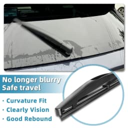 Lanke Suitable for Honda Fit JAZZ 2008-2020 Rear Wiper Blade Rear Glass Window Wiper Replacement Easy Installation Auto Parts