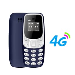 SERVO BM10 Super Mini Pocket 4G LTE Feature Phone Dual SIM Speed Dial Call Recording Blacklist MP3 Player Alarm Clock Cellphone