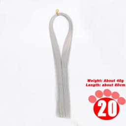 80CM 1/3 1/4 1/6 SD Doll Hair Accessories Salon Ob Heat Resistant Doll Wig Hair Hand Woven Modified DIY Hair Grafting Hair