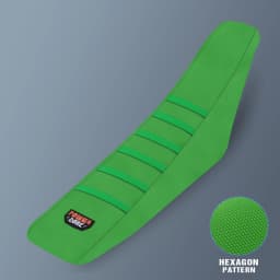 Sawrain Universal Pro Ribbed Rubber Seat Cover For KTM Honda YAMAHA Suzuki Enduro Off-Road Motocross Gripper Seat Cushions