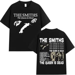 The Smiths The Queen Is Dead T Shirt 1980's Indie, Morrissey Oversized T-shirt Vintage Punk Rock Band T-shirts Streetwear Unisex