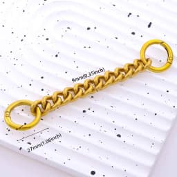Bag Strap Extender DIY Handbag Purse Chain with Metal Buckles for Purses Handbags Wallet Clutch Shoulder Crossbody Bags