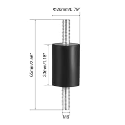 4pcs M3/M4/M5/M6 Rubber Vibration Mounts Anti Vibration Isolator Shock Damper for Air Compressors Water Pump Welding Machine