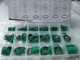 270pc R134A 18 Sizes Assortment Car Air Condition Rubber Ring O-Rings Seal A/C Repair Automotive AC Pipe Tool Joint Seal Rings