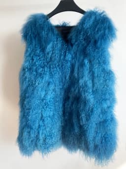 11 Colors Luxury Thick Warm Mongolia Sheep Fur Vest Women New Winter Hot V-neck Sexy Wool Fur Coat