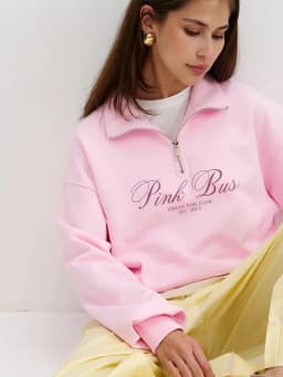 European Stylish Wine Red Sweater Zip Turn-down Collar Sweatshirt Retro Oversize Pullover Autumn Large Size Leisure Women Tops