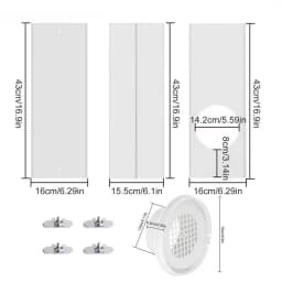 Dryer Vent Kit For Electric Dryer Exhaust Pipes Hose Dryer Vent Parts Clothes Dryer Connector For Sliding Window Dryer