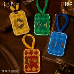 Pinky Harry Potter Card Holder Bag Charm Bus Card Protector for Commuting Outing Gifting for Fans Students&Office Workers