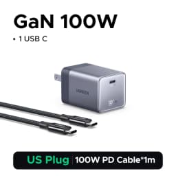 【Ultra Mini】UGREEN Nexode Air 100W 65W GaN Charger AVS PPS PD3.0 For Macbook ProAir Laptop iPhone 17 16 SamsungS26 iPad Tablet