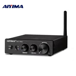 AIYIMA A07 PRO Bluetooth Amplifier TPA3255 QCC304X Stereo 2.0 Channel 300Wx2 Power Digital Amplifier RCA APT-X Home Sound AMP