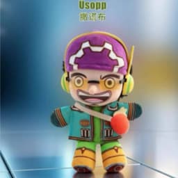 EAKI Licensed One Piece Plush Blind Box Luffy Zoro Nami Full Crew Cute Desktop Ornament Anime Peripheral Present For Anime Hobby