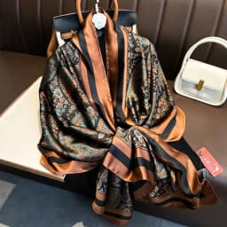 Luxury Design 180X90CM Long Shawls Beach Women Square Scarves Popular The Four Seasons Bandanna Sunscreen New Style Silk Scarf