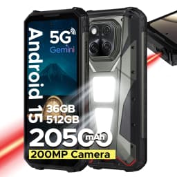 DOOGEE laser rfinometer V Max LR Phone robust 5G with IA 36 Go Go battery 20500 mAh Double Smartphone camping lights