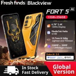 Blackview Fort 5 Rugged SmartPhone 6.78-inch 2.4K Display 108Mp Camera Imaging Flagship 2W BOX Speaker Cellphone