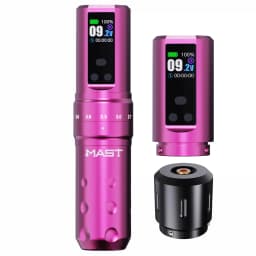 MAST Fold 2 Pro Wireless Tattoo Machine 7 Adjustable Strokes 2.4-4.2mm 2000mAh Battery for PMU Lining Shading Color Packing