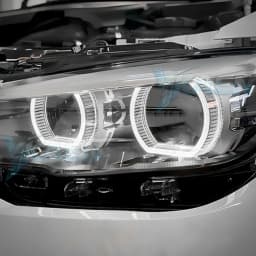 Yellow LED Angel Eyes DRL Chips Board For 2015-2019 BMW 1 Series F20 F21 LCI LED Headlight Daytime Running Light Amber Blue Red