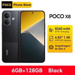 【World Premiere】Global Version POCO X8 5G Smartphone NFC 8340mAh battery 67W HyperCharge 50MP Camera Snapdragon 6s Gen 4