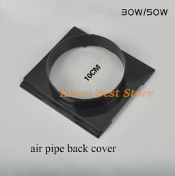 Pipe Part for Airbrush Spray Booth Exhaust Pipe Exhaust Fan Outlet Pipe Connector Air Outlet Flat Duckbill Exhaust Nozzle Hose