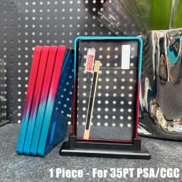 Multicolor Gradient Color Aluminum Alloy Trading Card Protect Holder, Metal Case For 35PT PSA CGC Graded Card
