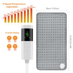 Electric Heating Pad Blanket Office Home For Shoulder Neck Back Spine Leg Winter Warm Camping Sheet 110V 220V Washable 30*60cm