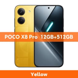 POCO X8 Pro Smartphone Global Version Dimensity 8500-Ultra NFC 6.59'' 1.5K Display 100W HypeCharge 6500mAh 50MP Camera 5G NFC